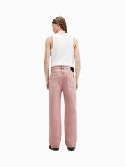 AllSaints Pink Lenny 100% Cotton Jeans - Image 9 of 10