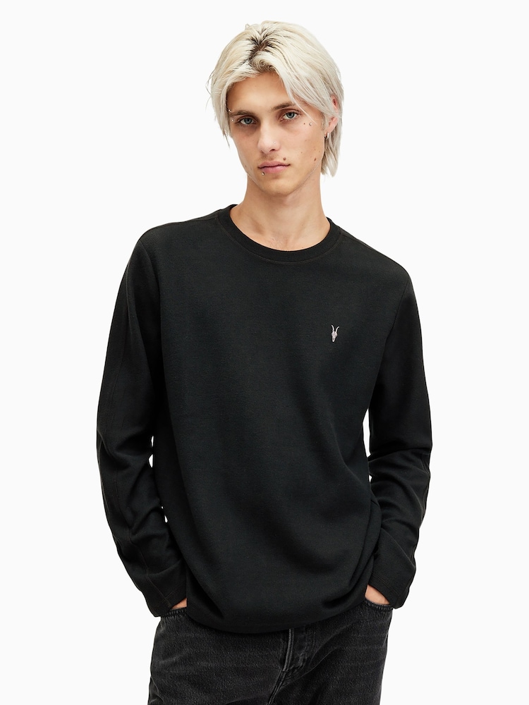 AllSaints Rowe Long Sleeve Crew Neck T-Shirt - صورة 1 من 6