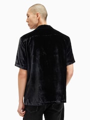 AllSaints Black Runa Short Sleevee Shirt - Image 2 of 7