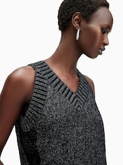 AllSaints Black Sabrina Tank - Image 3 of 7