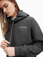AllSaints Grey Underground Oth Hoodies - Image 2 of 7