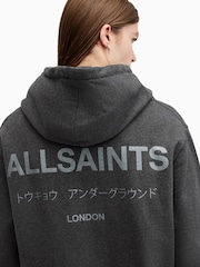 AllSaints Grey Underground Oth Hoodies - Image 6 of 7