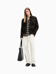 AllSaints Grey/Black Underground Long Sleeve Shirt - Image 7 of 8