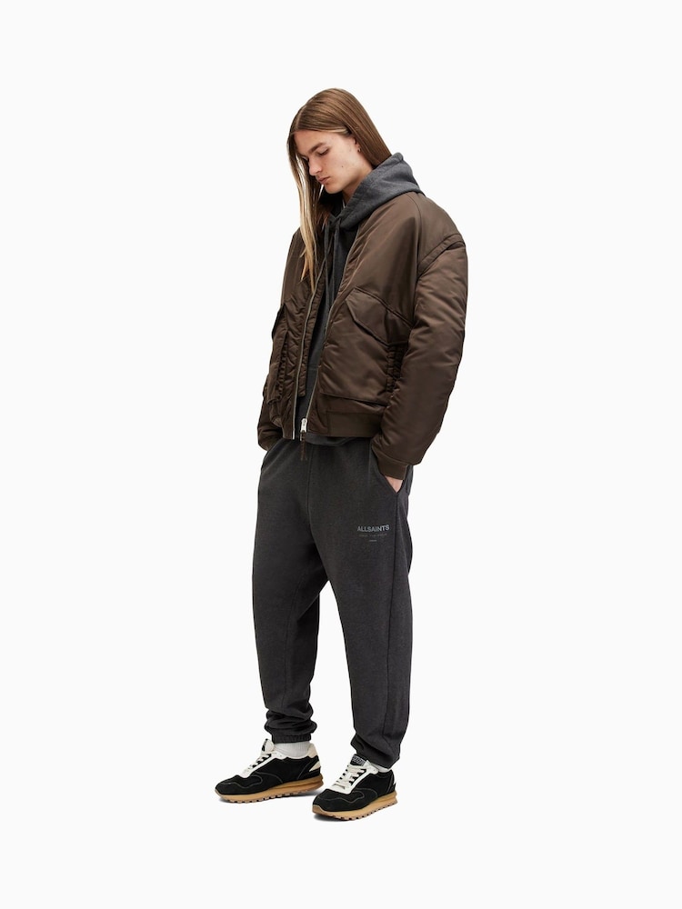 AllSaints Grey Underground Sweatpants - Image 3 of 8