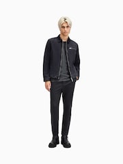 AllSaints Black Walde Chino Trousers - Image 2 of 7