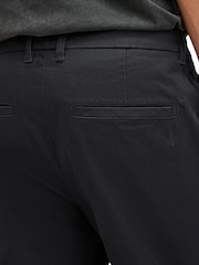 AllSaints Black Walde Chino Trousers - Image 5 of 7