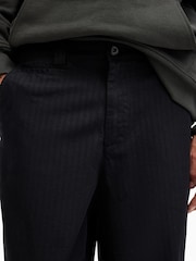 AllSaints Black Warden Trousers - Image 3 of 7