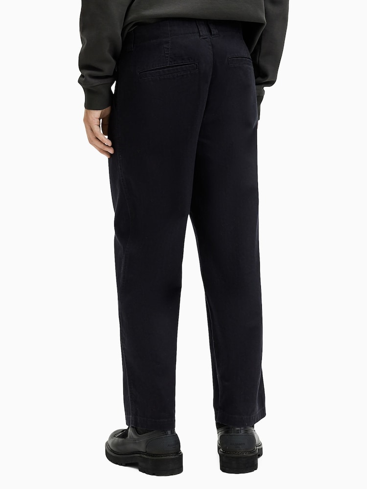 AllSaints Black Warden Trousers - Image 4 of 7