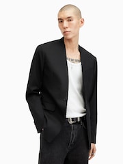 AllSaints Black Wren Blazer - Image 4 of 7
