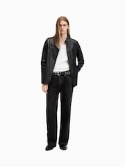 AllSaints Black Compass Shirt - Image 6 of 9