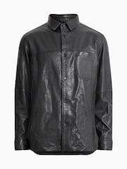 AllSaints Black Compass Shirt - Image 9 of 9