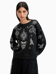 أسود - سويت شيرت Pippa Hex من Allsaints - صورة 1 من 6