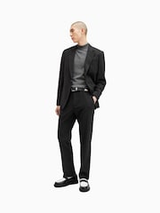 AllSaints Black Heddon Trousers - Image 2 of 7