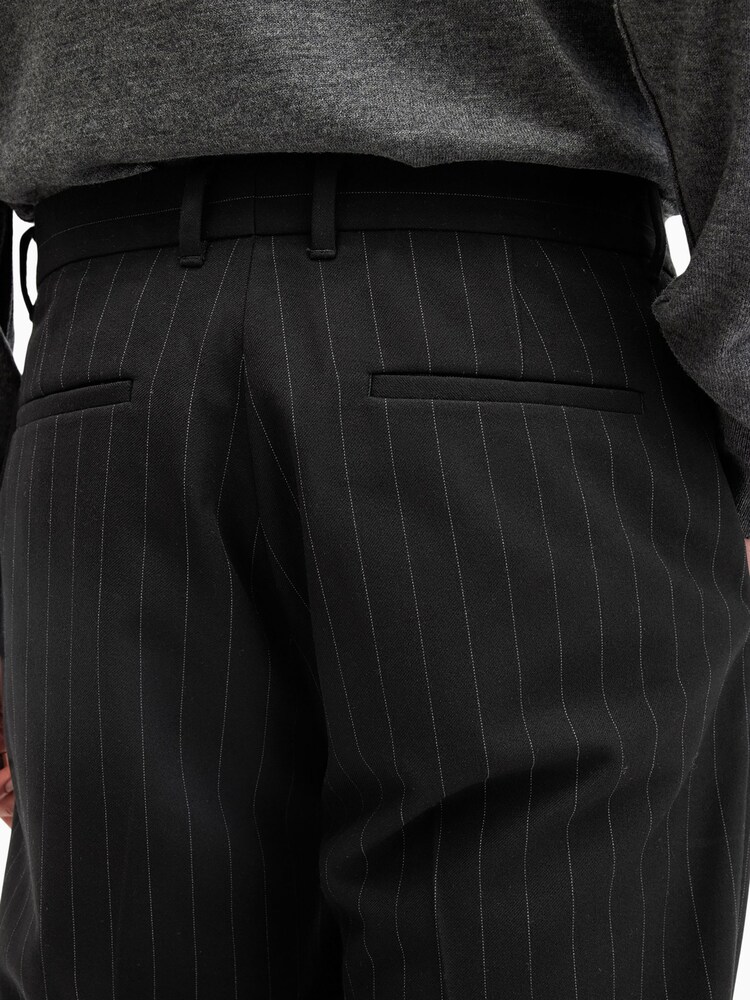 AllSaints Black Heddon Trousers - Image 5 of 7