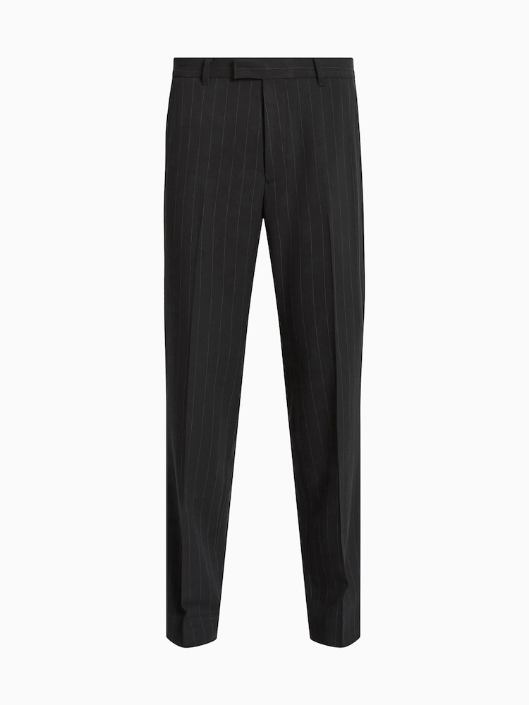AllSaints Black Heddon Trousers - Image 7 of 7