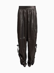 AllSaints Black Kaye Trousers - Image 6 of 6