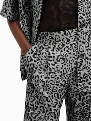 AllSaints Grey Jemi Leppo Trousers - Image 2 of 8