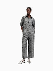 AllSaints Grey Jemi Leppo Trousers - Image 3 of 8