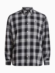 AllSaints Black Dury Long Sleeve Shirt - Image 7 of 7