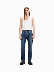 AllSaints Blue Reid 100% Cotton Jeans - Image 2 of 10