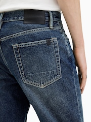 AllSaints Blue Reid 100% Cotton Jeans - Image 6 of 10