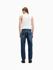 AllSaints Blue Reid 100% Cotton Jeans - Image 9 of 10