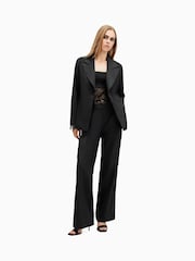 AllSaints Black Lacey Trousers - Image 4 of 8