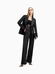 AllSaints Black Lacey Trousers - Image 5 of 8