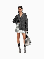 AllSaints Black Sabrina Cardigan - Image 1 of 6