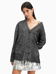 AllSaints Black Sabrina Cardigan - Image 3 of 6