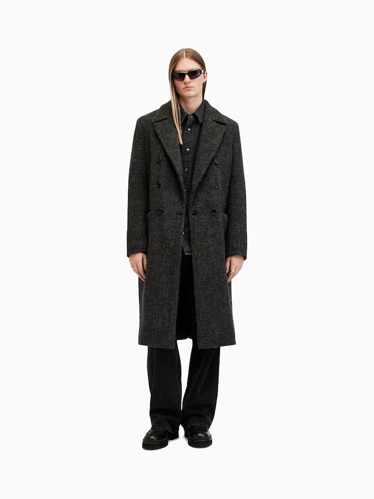 AllSaints Black Tolhurst Shirt - Image 3 of 8