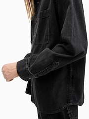AllSaints Black Tolhurst Shirt - Image 4 of 8