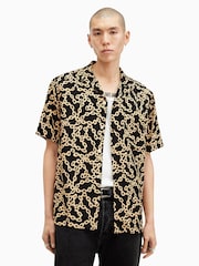 AllSaints Link Short Sleeve Shirt - Image 1 of 8