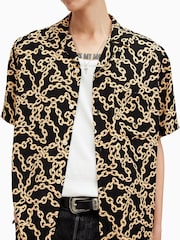 AllSaints Link Short Sleeve Shirt - Image 2 of 8