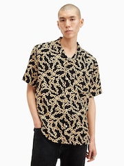 AllSaints Link Short Sleeve Shirt - Image 4 of 8