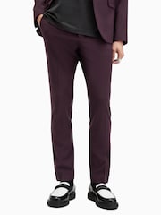 AllSaints Purple Lisle Trousers - Image 1 of 7