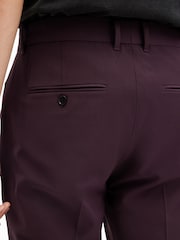 AllSaints Purple Lisle Trousers - Image 4 of 7