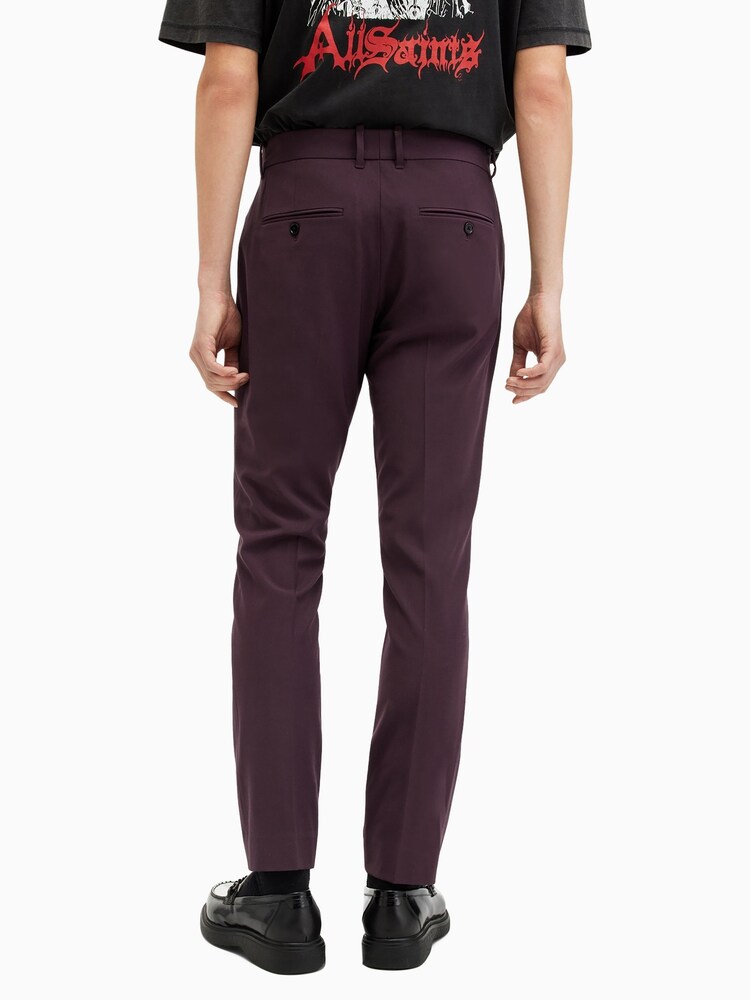 AllSaints Purple Lisle Trousers - Image 5 of 7