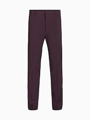 AllSaints Purple Lisle Trousers - Image 7 of 7