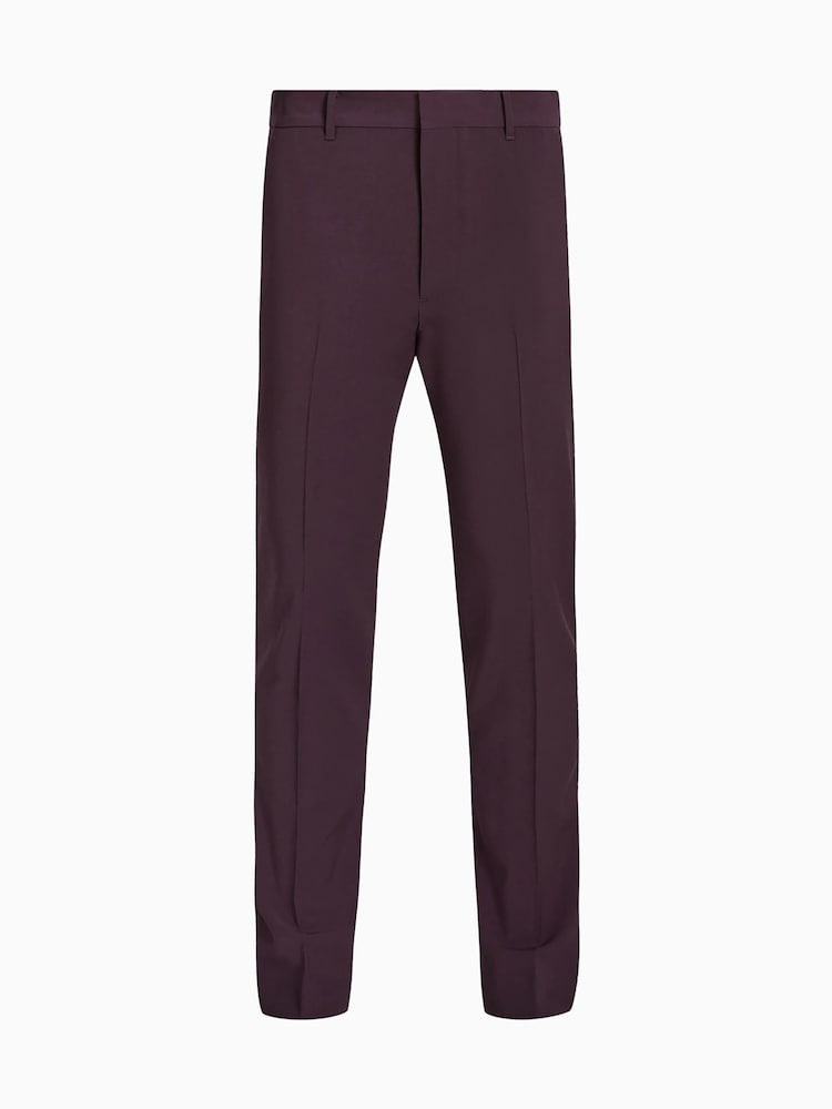 AllSaints Purple Lisle Trousers - Image 7 of 7