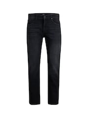 BOSS Light Grey Slim-Fit Italian Cashmere-Touch Denim Jeans - Image 5 of 5