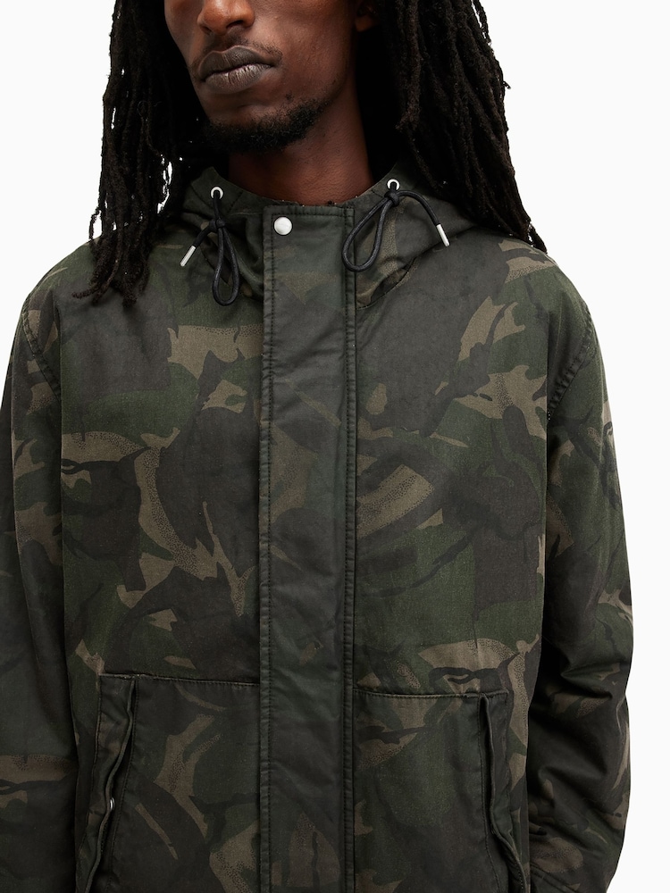 AllSaints Green Atticus Jacket - Image 6 of 6