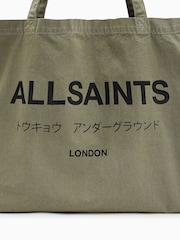 AllSaints Green Underground Tote Bag - Image 4 of 6