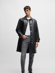 BOSS Grey Regular Fit Bottlemaine Stretch Denim Jeans - Image 3 of 5