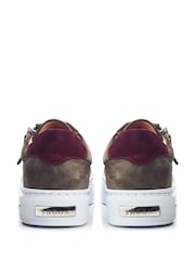 Moda in Pelle Shoon Ely Side Zip Mid Slab Sole Trainers - Image 3 of 4