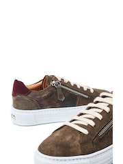 Moda in Pelle Shoon Ely Side Zip Mid Slab Sole Trainers - Image 4 of 4
