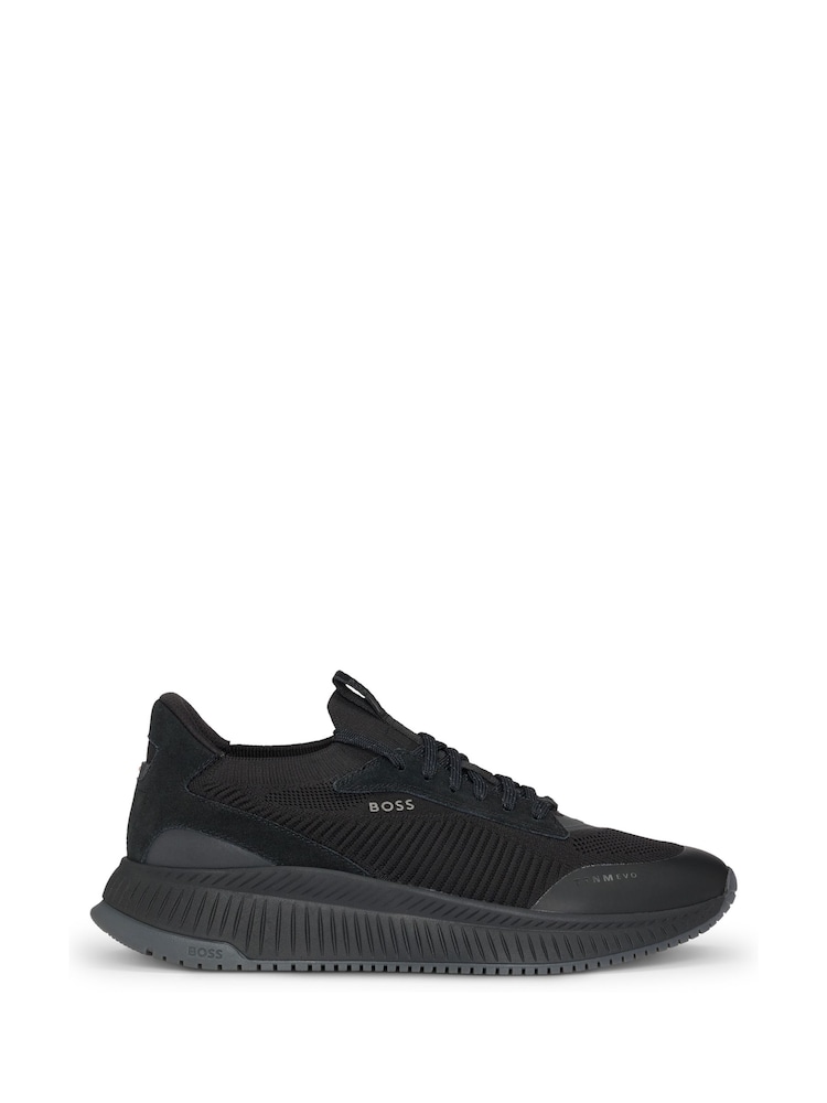 BOSS Black TTNM Evo Trainers With Knitted Uppers - Image 1 of 5 BOSS Black TTNM Evo Trainers With Knitted Uppers - Image 1 of 5