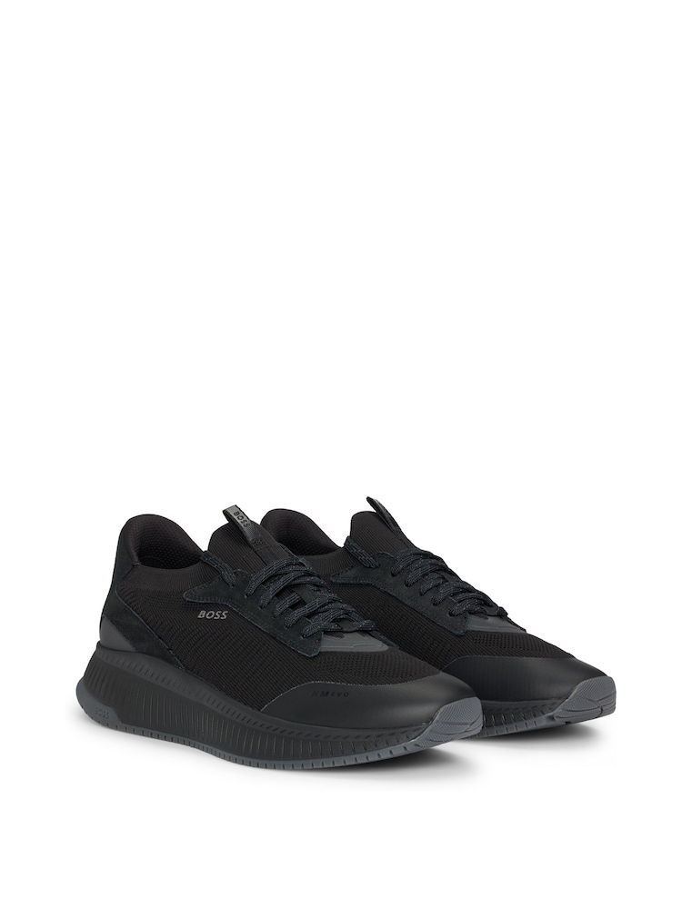 BOSS Black TTNM Evo Trainers With Knitted Uppers - Image 2 of 5
