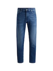 BOSS Blue Regular Fit Maine Pure Comfort Stretch Denim Jeans - Image 5 of 5