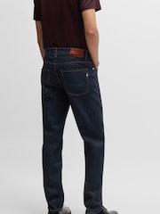 BOSS Blue Maine Regular-Fit Comfort-Stretch Denim Jeans - Image 3 of 5